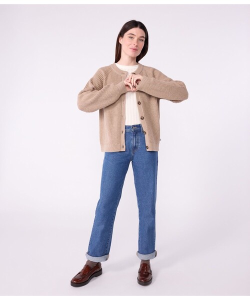 PETIT BATEAU（プチバトー） カーディガン カーディガン レディース