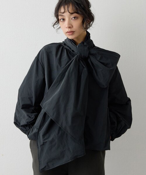 Whim Gazette（ウィム ガゼット） ブラウス シャツ メモリータフタボウ