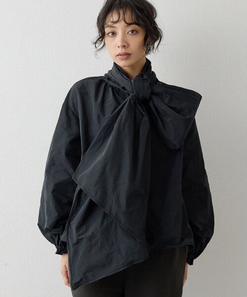 Whim Gazette（ウィム ガゼット） ブラウス シャツ メモリータフタボウ