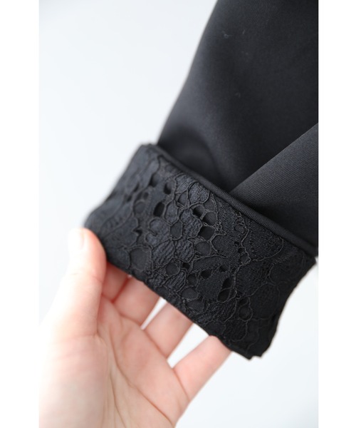 「CAWAII」 「plan RICHE」ノーカラージャケット FREE アイボリー レディース_画像2