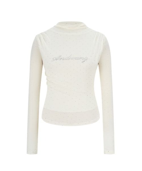 ANDWANG tシャツ AND bijou high neck tops レディース : ZOZOTOWN ANDWANG tシャツ AND bijou high neck tops レディース : ZOZOTOWN