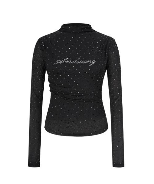ANDWANG tシャツ AND bijou high neck tops レディース : ZOZOTOWN