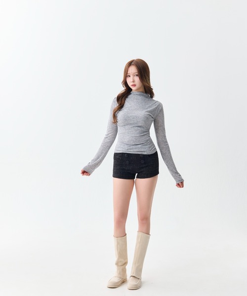 ANDWANG tシャツ AND bijou high neck tops レディース : ZOZOTOWN ANDWANG tシャツ AND bijou high neck tops レディース : ZOZOTOWN