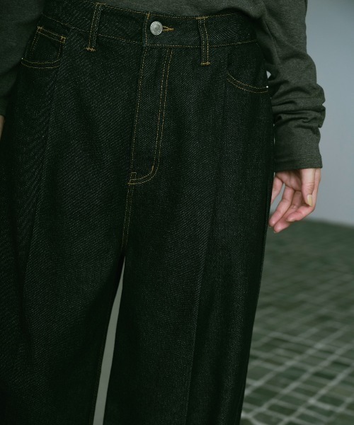 AIC. デニムパンツ SMALL インディゴブルー レディース : ZOZOTOWN