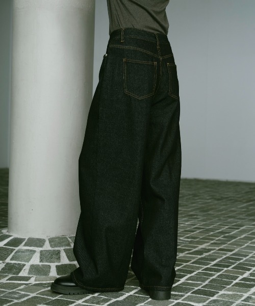 AIC. デニムパンツ SMALL インディゴブルー レディース : ZOZOTOWN