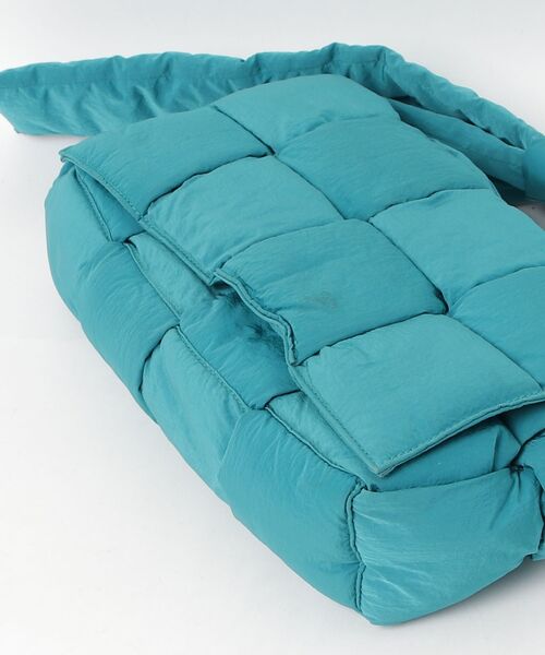 「BOTTEGA VENETA」 パデッド テック カセット ショルダーバッグ - グリーン レディース_画像3