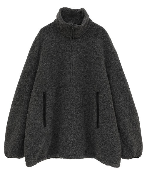 CLANE（クラネ） tシャツ 「CLANE/クラネ」SLIVER HALF ZIP TOPS