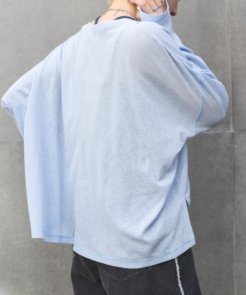 「MIEL CRISHUNANT」 長袖カットソー FREE ライトピンク レディース_画像3