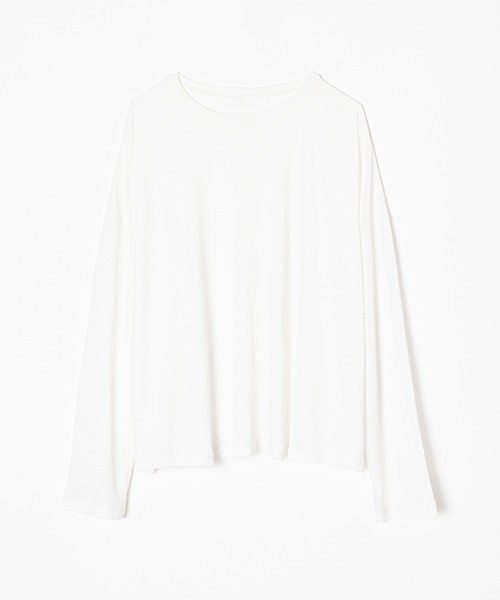 「MIEL CRISHUNANT」 長袖カットソー FREE ライトピンク レディース_画像9