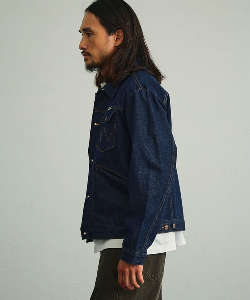 「Wrangler」 デニムジャケット LARGE ブラウン系その他 メンズ_画像3