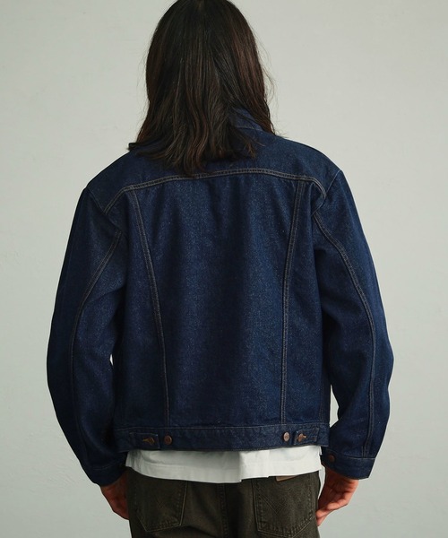 「Wrangler」 デニムジャケット LARGE ブラウン系その他 メンズ_画像4