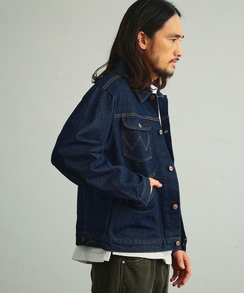 「Wrangler」 デニムジャケット LARGE ブラウン系その他 メンズ_画像5