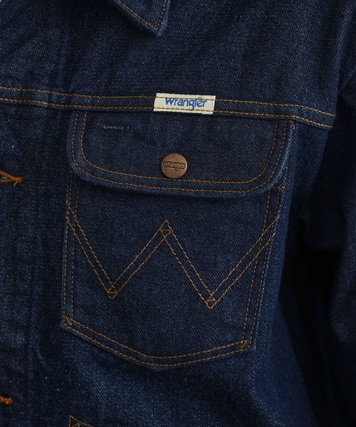 「Wrangler」 デニムジャケット LARGE ブラウン系その他 メンズ_画像6