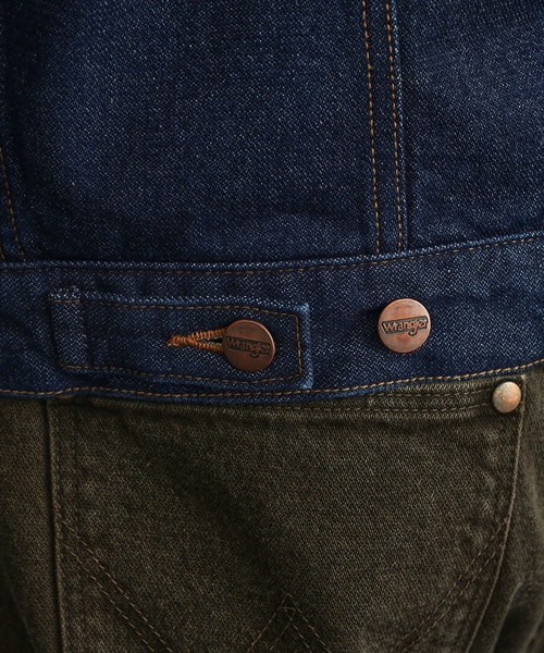 「Wrangler」 デニムジャケット LARGE ブラウン系その他 メンズ_画像8