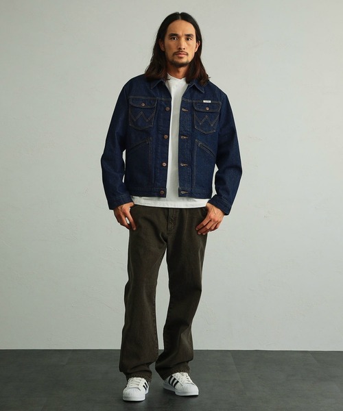 「Wrangler」 デニムジャケット LARGE ブラウン系その他 メンズ_画像9