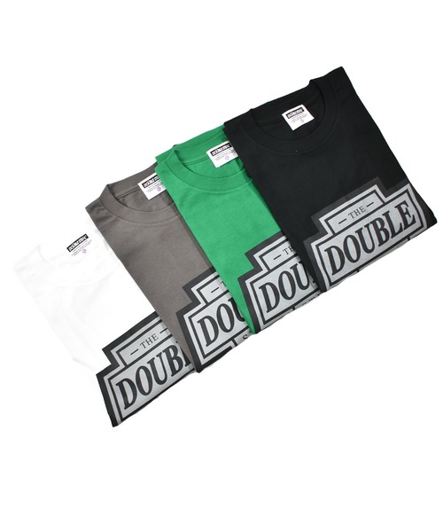 「DOUBLE STEAL」 半袖Tシャツ - ブラック メンズ_画像3
