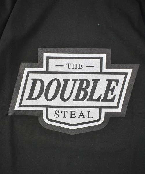 「DOUBLE STEAL」 半袖Tシャツ - ブラック メンズ_画像4
