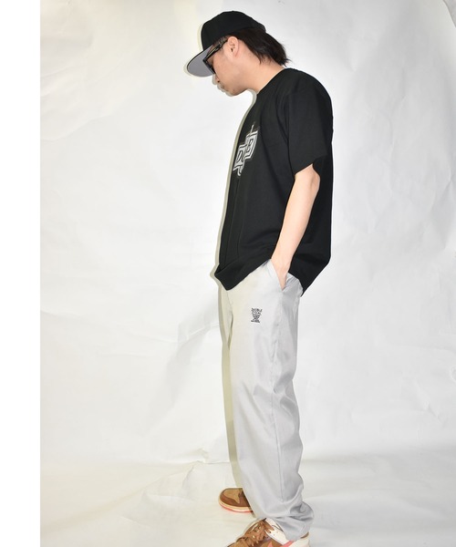 「DOUBLE STEAL」 半袖Tシャツ - ブラック メンズ_画像8