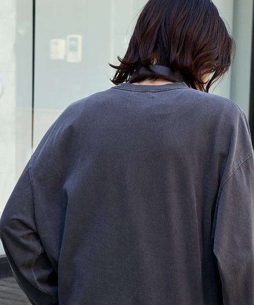 「MONO-MART」 「retock's」長袖カットソー「queenコラボ」 L ホワイト レディース_画像5