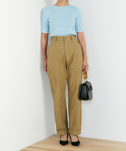 THE SHINZONE（ザ シンゾーン） チノパンツ 32 ベージュ レディース