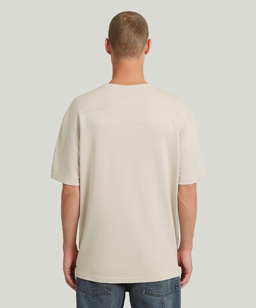 RIB　Tシャツ G-STAR RAW tシャツ Rib Insert Relaxed T-Shirt/バックリブデザイン
