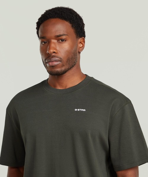 G-STAR RAW tシャツ Rib Insert Relaxed T-Shirt/バックリブデザイン