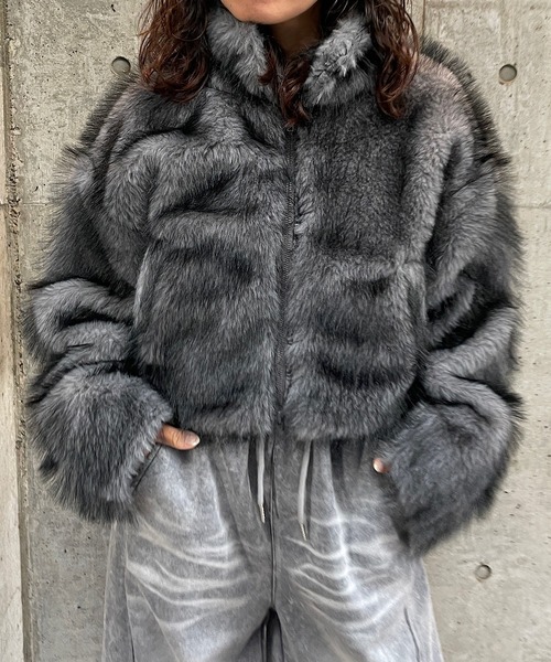 Roger&Raw（ロジャーアンドロウ） コート アウター ショート丈フェイク