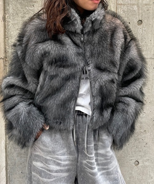 Roger&Raw（ロジャーアンドロウ） コート アウター ショート丈フェイク