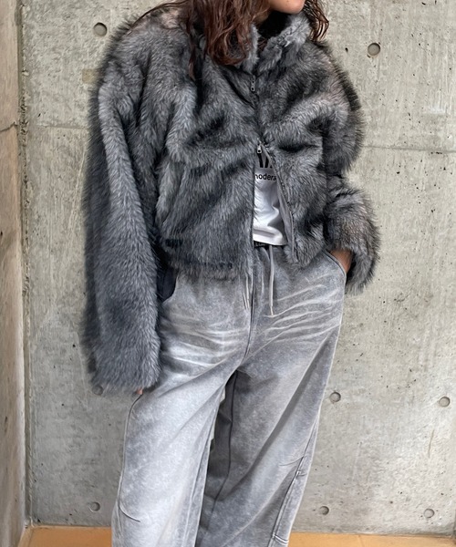 Roger&Raw（ロジャーアンドロウ） コート アウター ショート丈フェイク