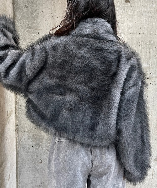 Roger&Raw（ロジャーアンドロウ） コート アウター ショート丈フェイク