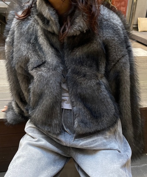 Roger&Raw（ロジャーアンドロウ） コート アウター ショート丈フェイク