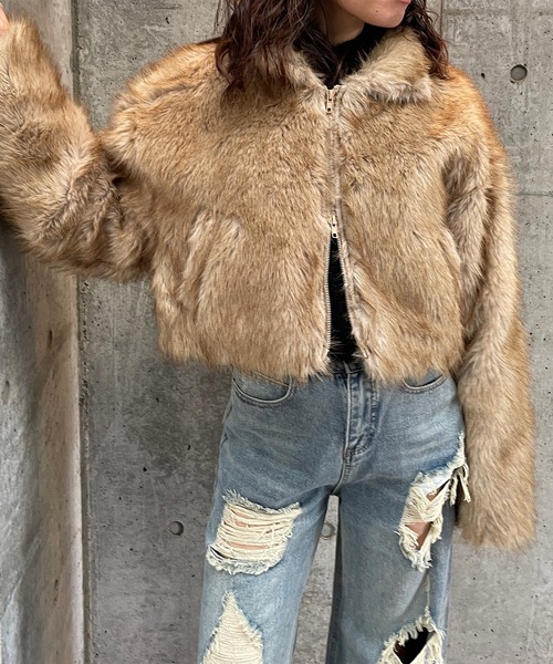 Roger&Raw(ロジャーアンドロウ) コート アウター ショート丈フェイク Roger&Raw(ロジャーアンドロウ) コート アウター ショート丈フェイク