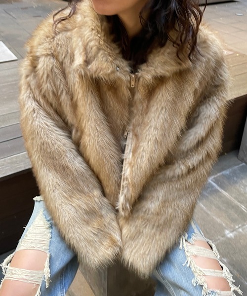 Roger&Raw（ロジャーアンドロウ） コート アウター ショート丈フェイク