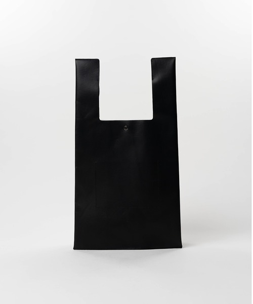ショルダーバッグ Video Rental Print Leather Shopping Bag メンズの画像