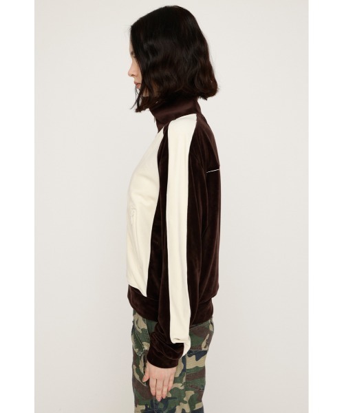 SLY（スライ） ブルゾン アウター VELOUR TRACK JACKET ベロア