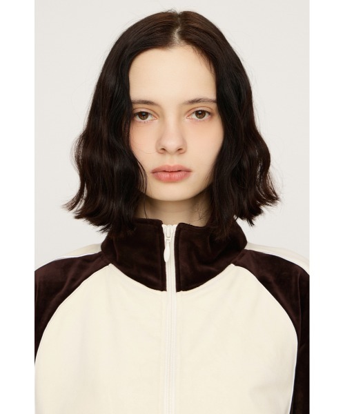 SLY（スライ） ブルゾン アウター VELOUR TRACK JACKET ベロア