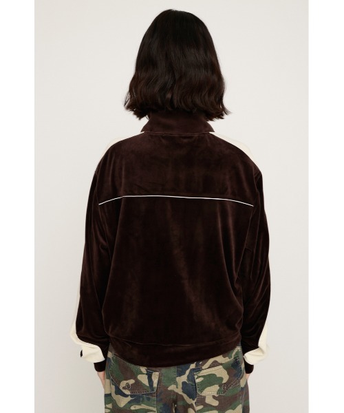 SLY（スライ） ブルゾン アウター VELOUR TRACK JACKET ベロア