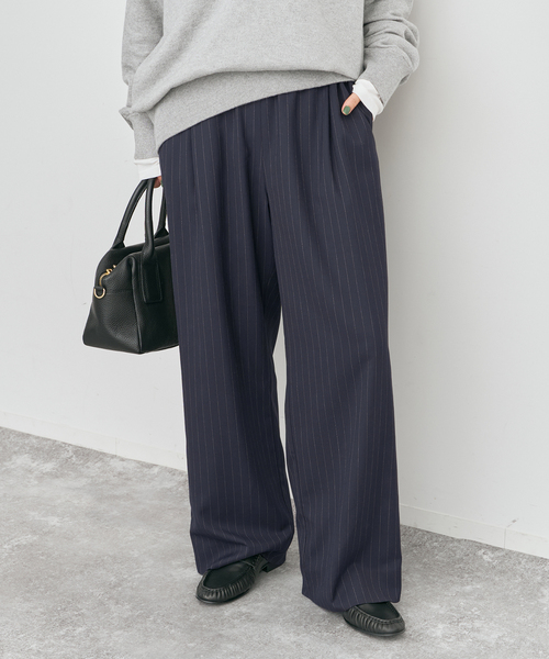 Spick＆Span（スピック アンド スパン） スラックス パンツ ピン