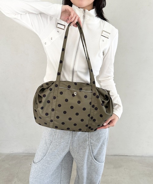 Bamm ボストンバッグ ドットミニボストンバッグ レディース : ZOZOTOWN
