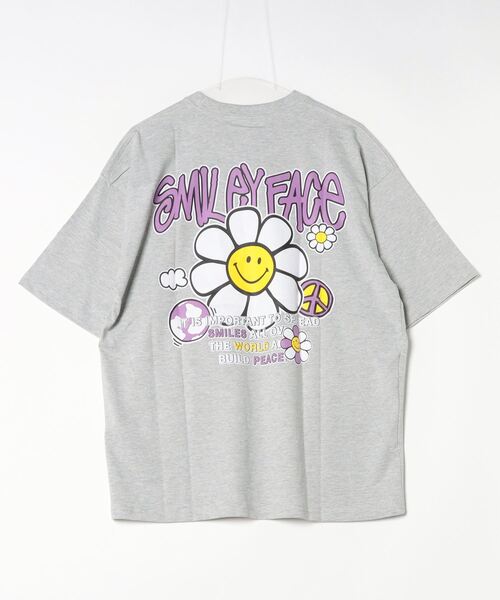 「SMILEY FACE」 半袖Tシャツ M ブラック メンズ_画像6