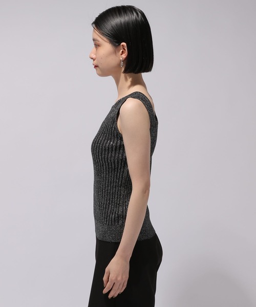 「HARE」 ノースリーブニット FREE ブルー レディース_画像2