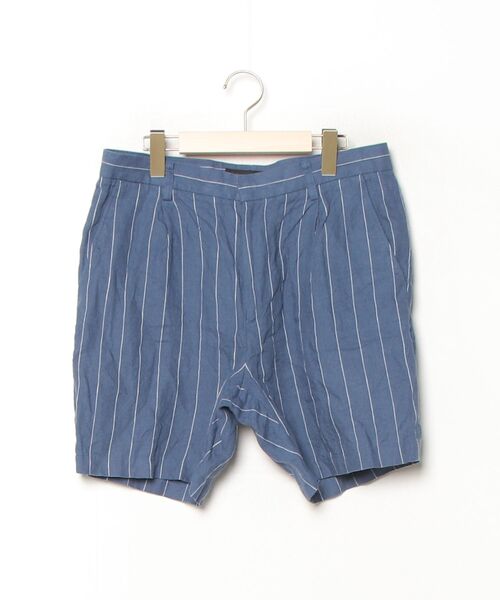 WACKO MARIA（ワコマリア） ストライプ柄ショートパンツ M ブルー