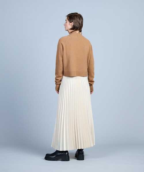 「N.O.R.C」 プリーツスカート S アイボリー レディース_画像5