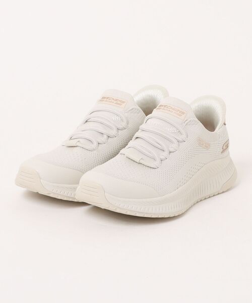 SKECHERS BOBS SPORT ホワイト スニーカー　新品未使用 SKECHERS（スケッチャーズ） スニーカー 「SKECHERS」BOBS SQUAD 4