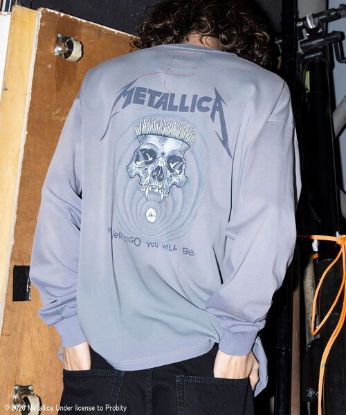 METALLICA（メタリカ） tシャツ × monkey time」 プリント ロング