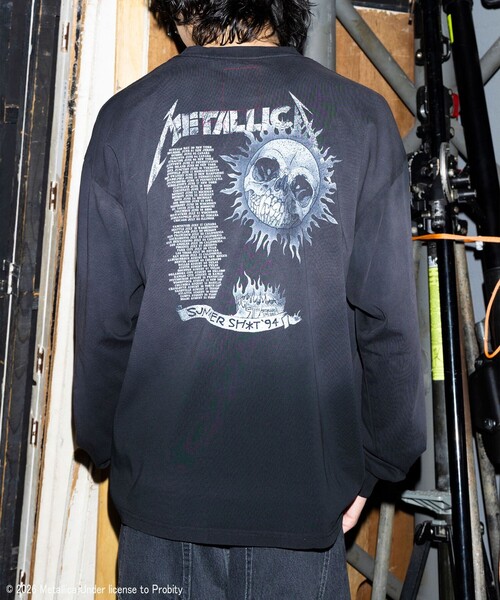 90's LLICA メタリカ ロンT Mサイズ METALLICA（メタリカ） tシャツ × monkey time」 プリント ロング