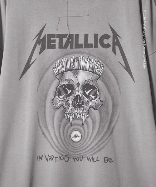 METALLICA（メタリカ） tシャツ × monkey time」 プリント ロング