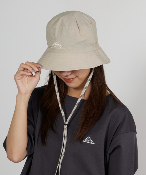 KELTY（ケルティ） 帽子 ハット ブランドロゴ ナイロンバケットハット