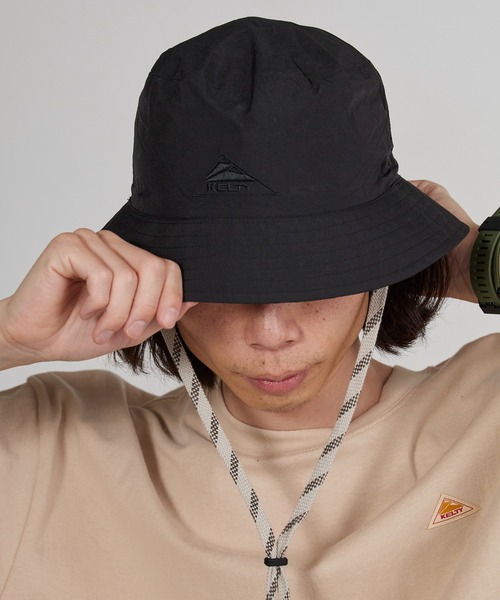 KELTY（ケルティ） 帽子 ハット ブランドロゴ ナイロンバケットハット