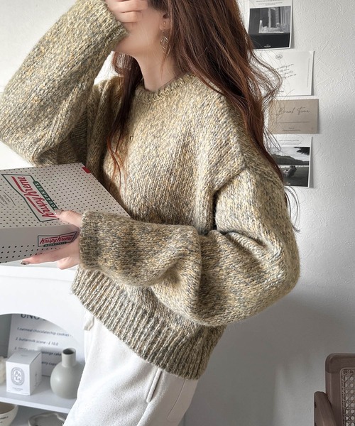 「Java」 長袖ニット LARGE チャコール レディース | Java | 05